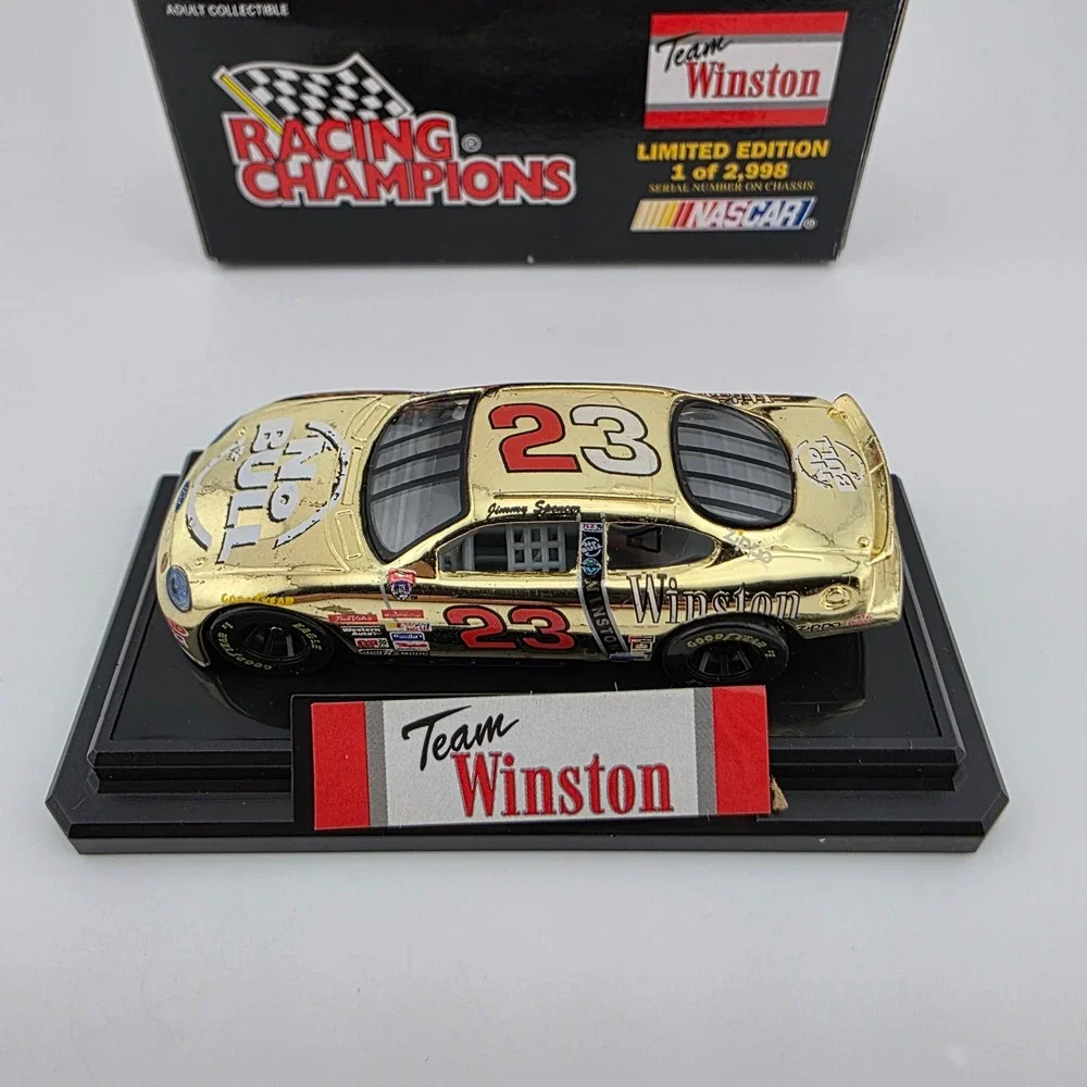 Racing Champions Jimmy Spencer #23 Team Winston 1:64 Gold Ford Taurus 1998‎